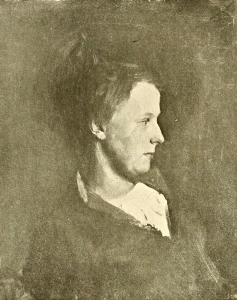 Frauenkopf (Ölgemälde) – Paul Raud, Wesenberg