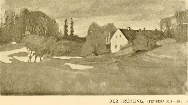 Der Frühling (Tempera) – Susa Walter, Riga
