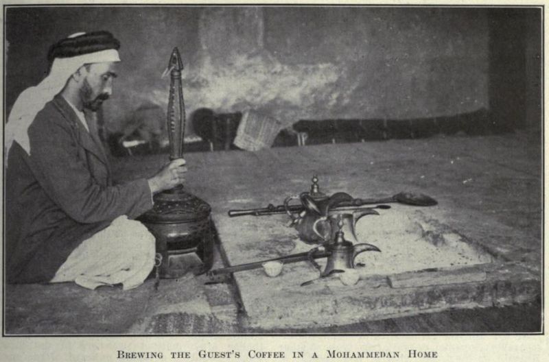 Kaffeezubereitung in Arabien