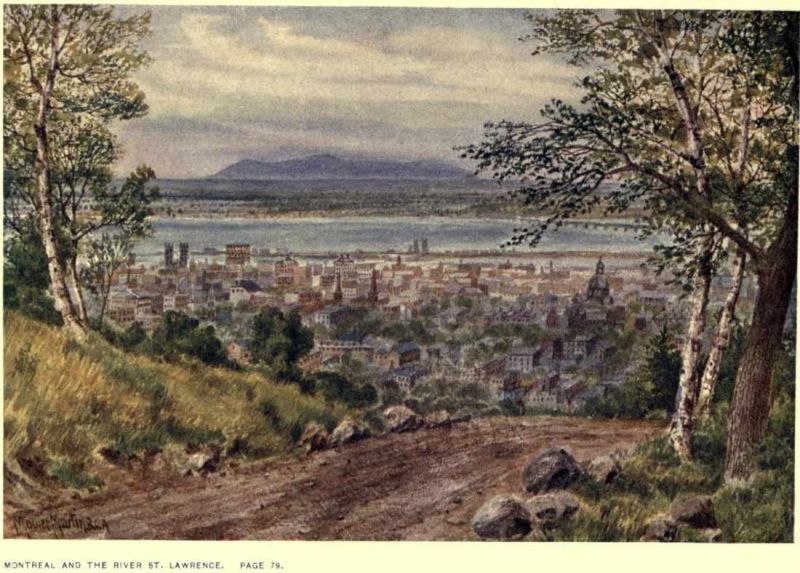 Montreal am St. Lawrence-Fluss
