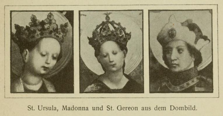 010 St. Ursula, Madonna und St. Gereon aus dem Dombild