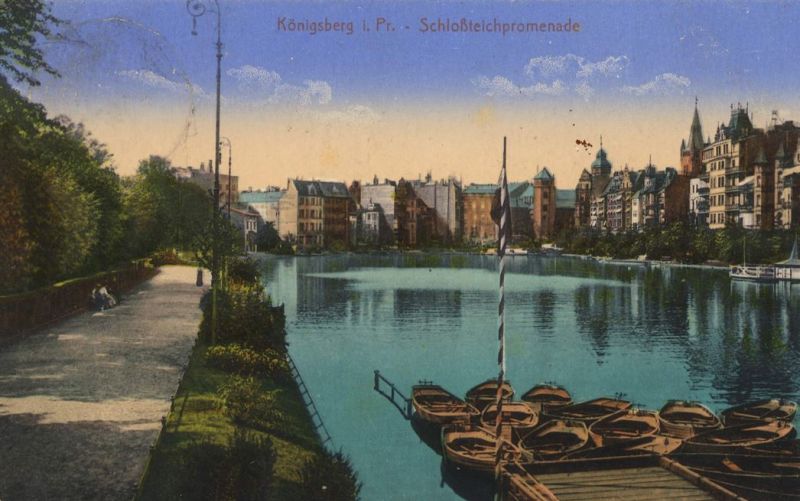 Königsberg, Schlossteich-Promenade