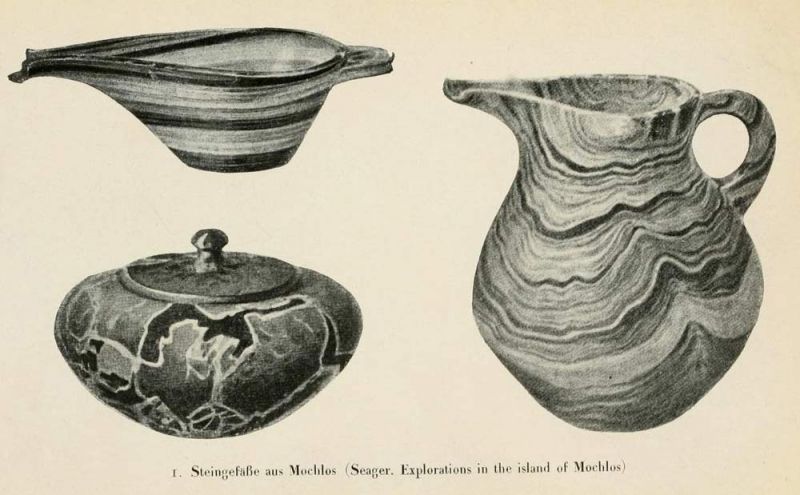 1. Steingefäße aus Mochlos 