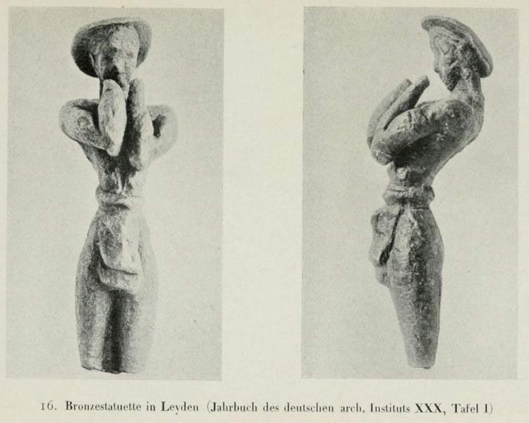 16. Bronzestatuette in Leyden 