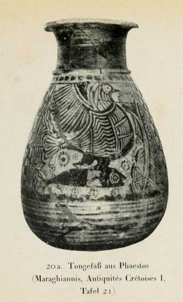 20 a. Tongefäß aus Phaestos