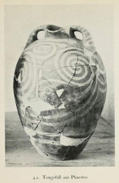 4 a. Tongefäß aus Phaestos