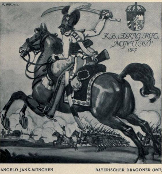 Angelo Jank-München – Bayerischer Dragoner (1807)
