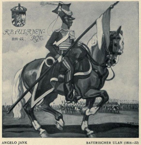Angelo Jank-München – Bayerischer Ulan (1814-1822)