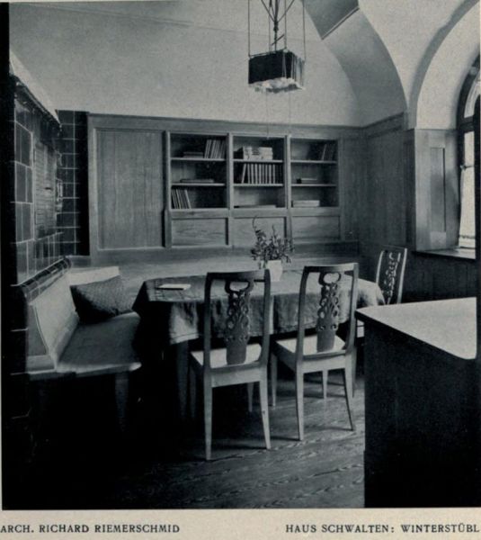 S.11 Richard Riemerschmid – Haus Schwalten bei Füssen – Winterstübl