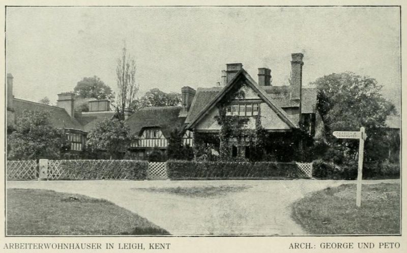 Abb. 16 Arbeiterwohnhäuser in Leigh, Kent. Arch.: George und Peto
