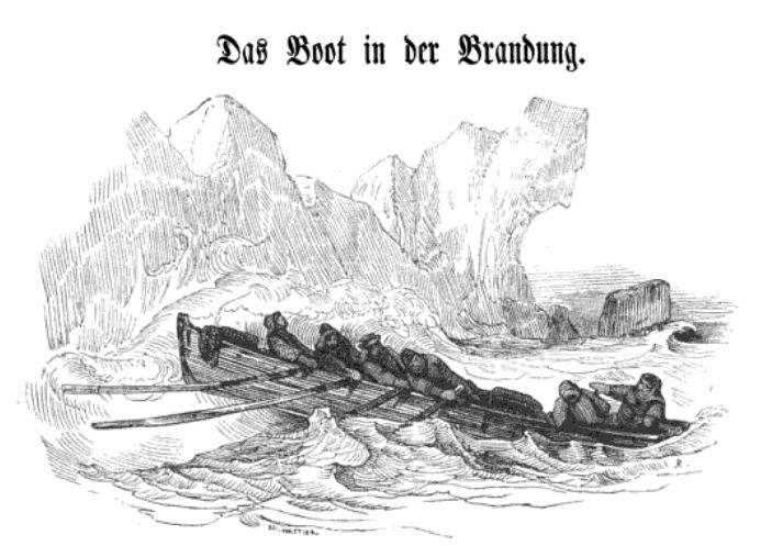 Das Boot in der Brandung