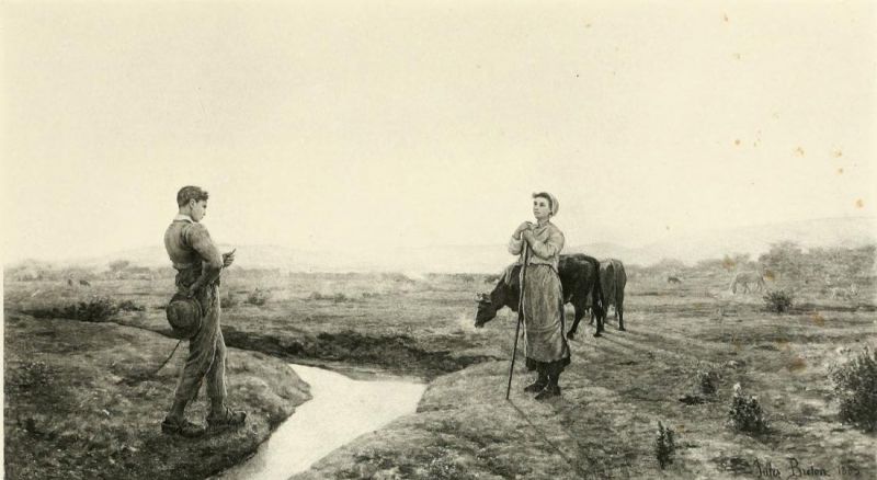 Erste Kontakte, noch trennt der Graben