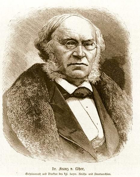 Löher, Franz von (1818-1892) deutscher Politiker, Historiker, Jurist und Publizist