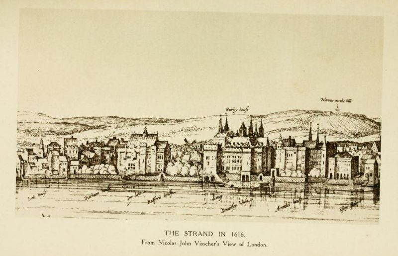 London, der Strand 1616