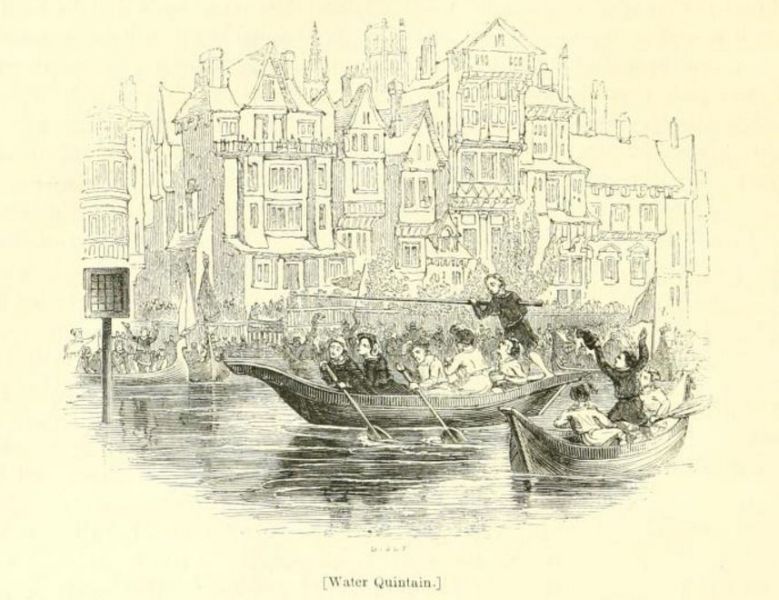 London, Geschicklichkeitsspiele auf der Themse