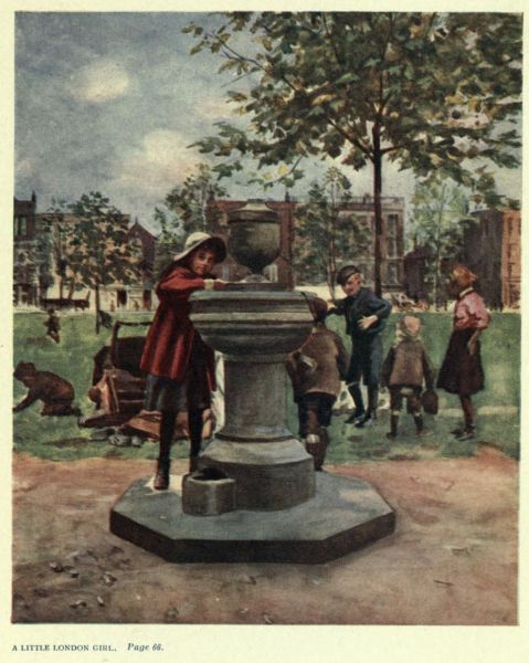 London, Kleines Londoner Mädchen