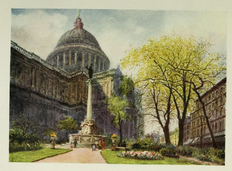 London, St. Pauls from the North-east Corner of the Churchyard