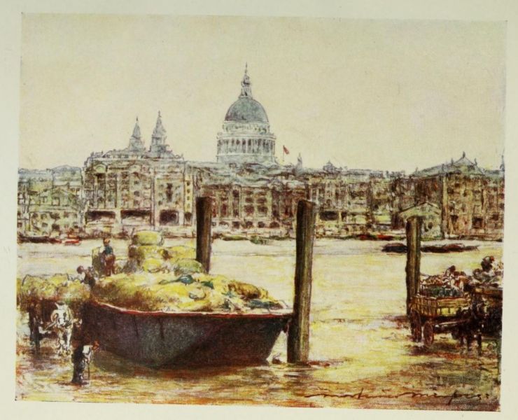 London, St. Pauls from the Surrey Side