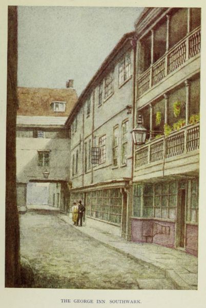 London, the George inn Southwark