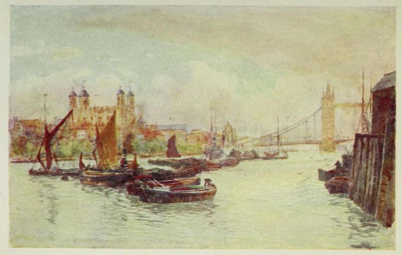 London, the Tower and Upper Pool