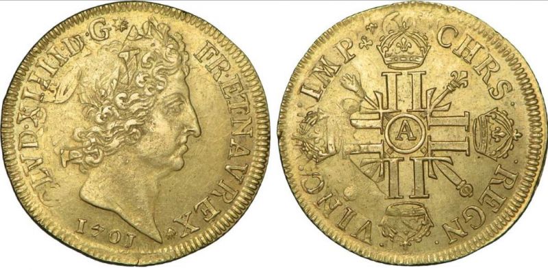 Ludwig XIV. (1638-1715) König von Frankreich, Münze