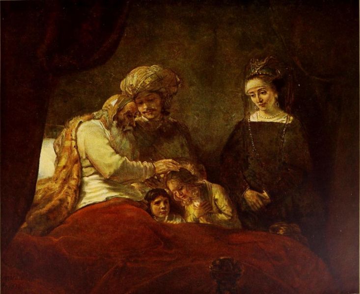 015. REMBRANDT VAN RIJN, Der Segen Jakobs 