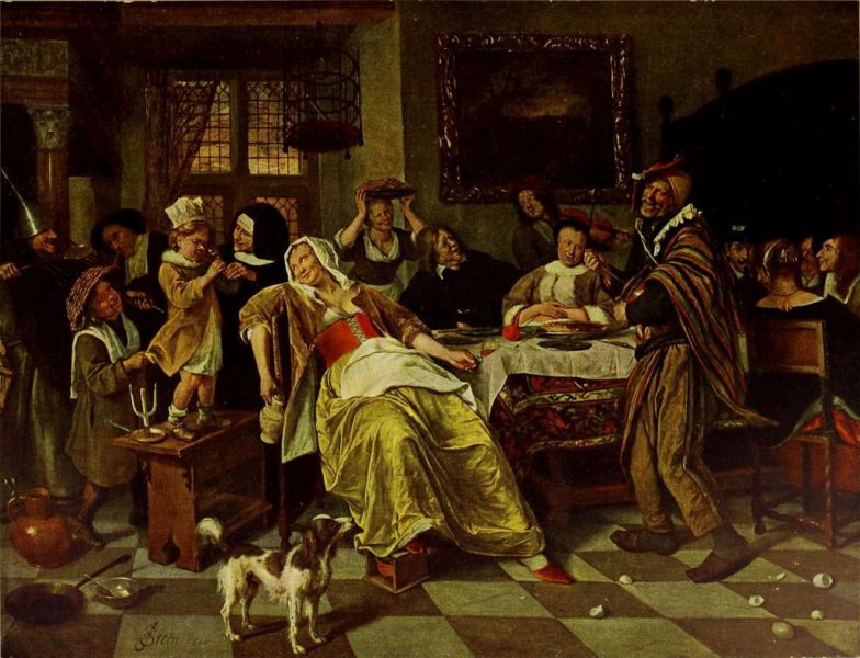 016. JAN STEEN, Das Bohnenfest 