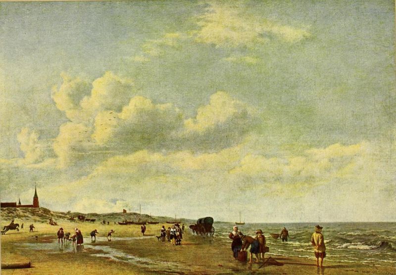 019. ADRIAEN VAN DE VELDE, Strand von Scheveningen 