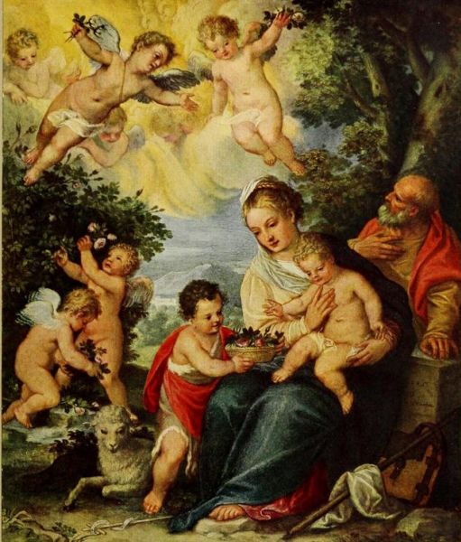 033. JOHANN ROTTENHAMMER, Heilige Familie 