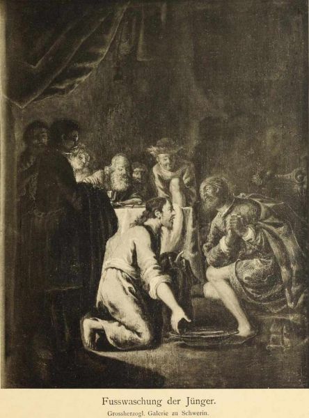 009. Fußwaschung der Jünger. Großh. Galerie zu Schwerin. Nach dem Original
