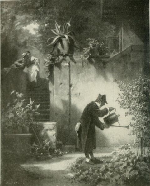 Spitzweg - Der Blumenfreund