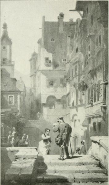 Spitzweg - Der Brieftr&auml;ger