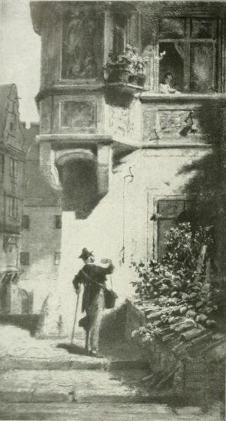 Spitzweg - Der Brieftr&auml;ger (2)
