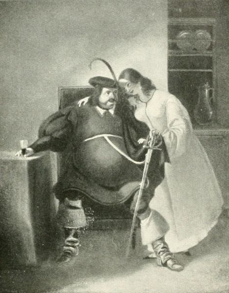 Spitzweg - Falstaff in der Schenke