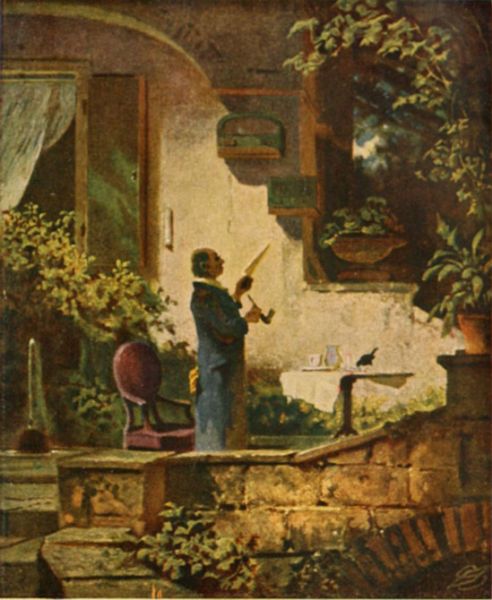 Spitzweg - Der Pfarrer