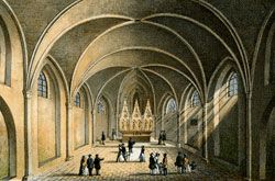 Das Innere der Kapelle 