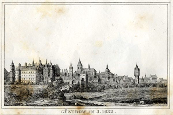 Güstrow im Jahre 1632.