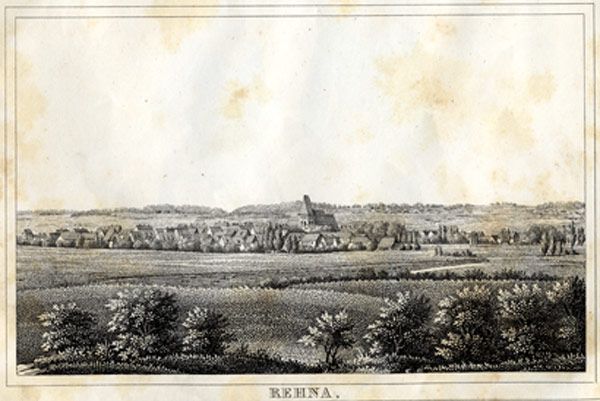 Rehna um 1830.