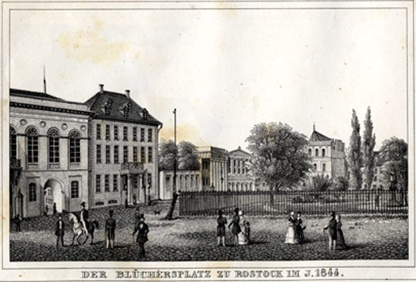 Rostock Blücherplatz 1844