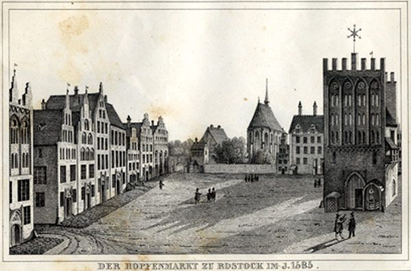 Rostock Hopfenmarkt.