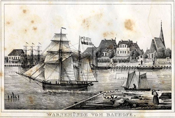 Warnemünde vom Bauhof.