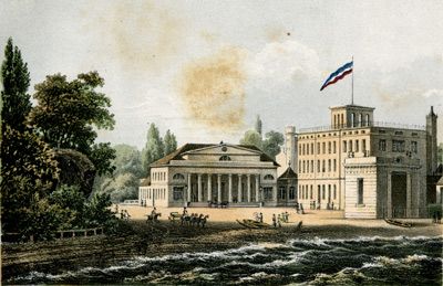 Das Salon- und das Badehaus in Heiligendamm.