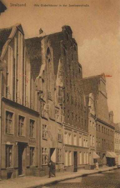 Stralsund, alte Giebelhäuser