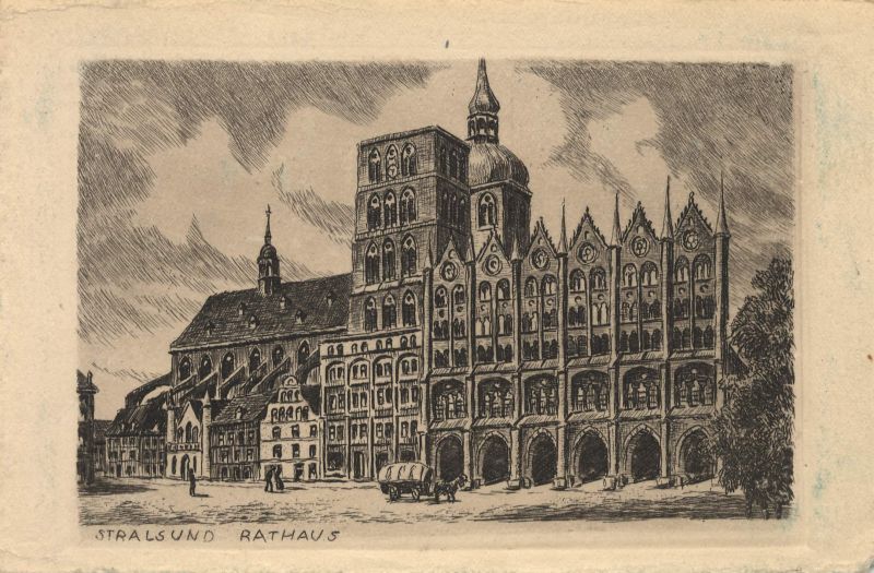 Stralsund, Rathaus 1925