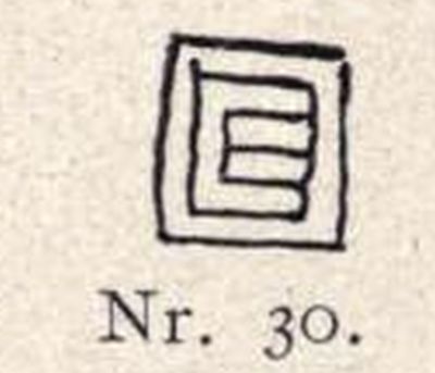 Nr. 30 Meißner Porzellanmarken aus dem Jahre 1716, v. Dallwitz-Berlin