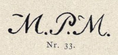 Nr. 33 M (eißner) P (orzellan) M (anufaktur)