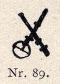 Nr. 89 Nymphenburg. (Ende 18. Jahrhundert.) 