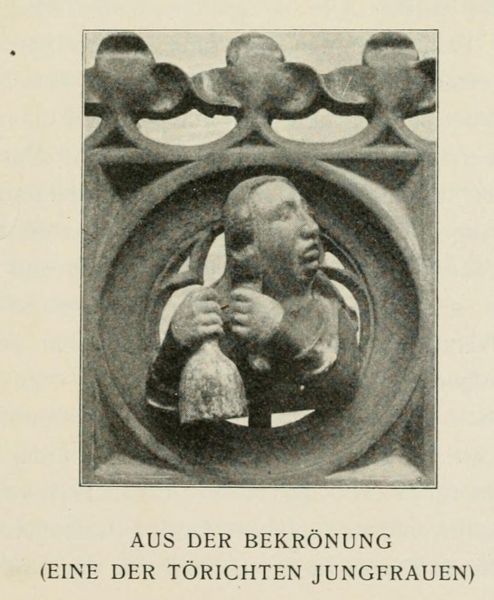 Aus der Bekrönung (Eine der törichten Jungfrauen)