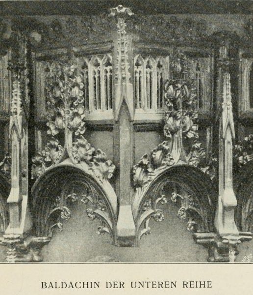 Baldachin der Unteren Reihe des Doberaner Altars