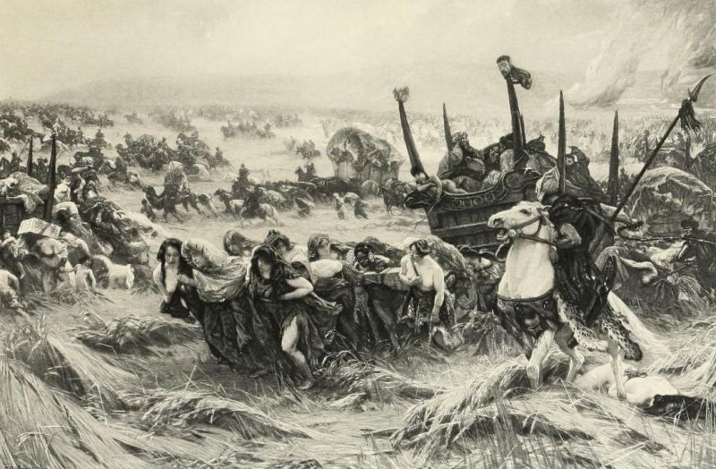 Auf dem Schlachtfelde